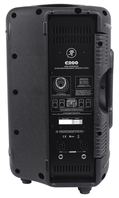 Mackie C Series, 10-Inch 2-way Compact Passive SR Loudspeaker (C200)