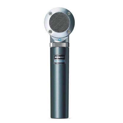 Shure BETA 181/BI Ultra-Compact Small-Diaphragm Side-Address Versatile Condenser Microphone for Instruments with Interchangeable Polar Pattern Capsule Options, 3-pin XLR Connector - Bidirectional