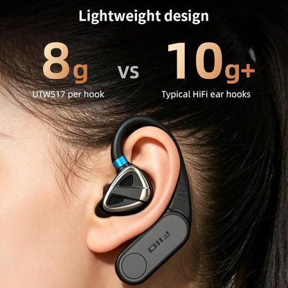 FiiO Link TWS(UTWS17) True Wireless Bluetooth Adapter for IEMs, Bluetooth 6.0, Snapdragon Sound, aptX Lossless, LDAC, Dual AK4333 DAC,MMCX & 0.78mm 2-Pin Compatible