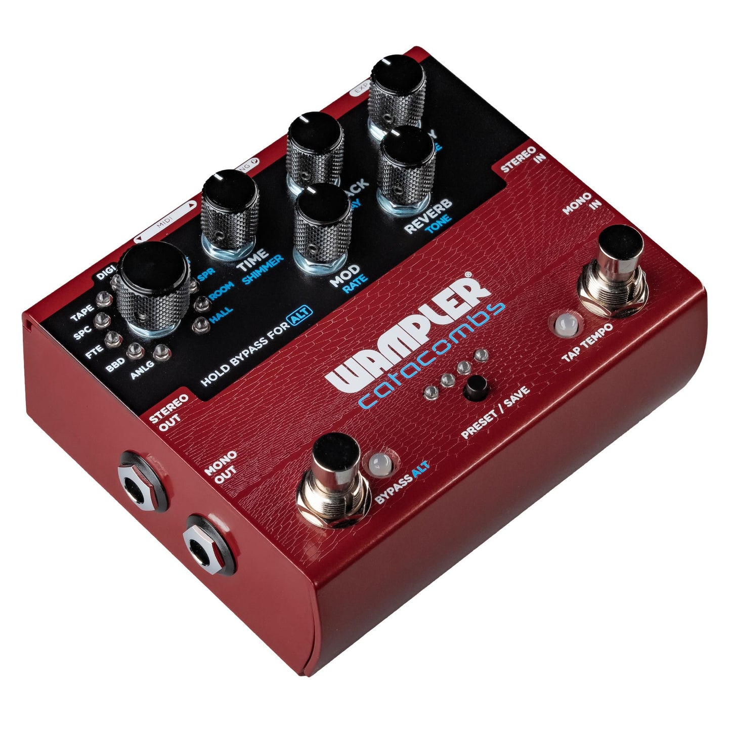 Wampler Catacombs Reverb and Delay Pedal