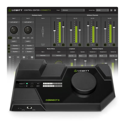 Lewitt Audio Connect 6 DSP Powered USB Interface