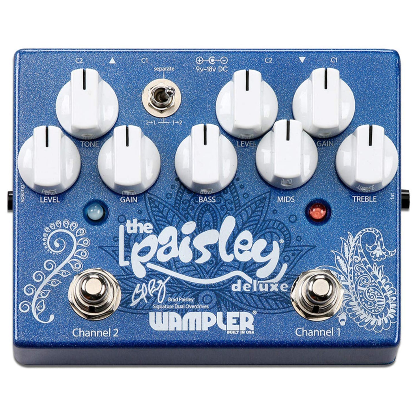 Wampler Plexi-Drive Deluxe V2 Distortion & Overdrive Guitar Effects Pedal