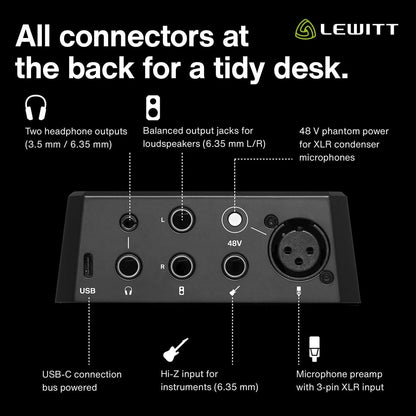 Lewitt Audio Connect 2 USB Audio Interface