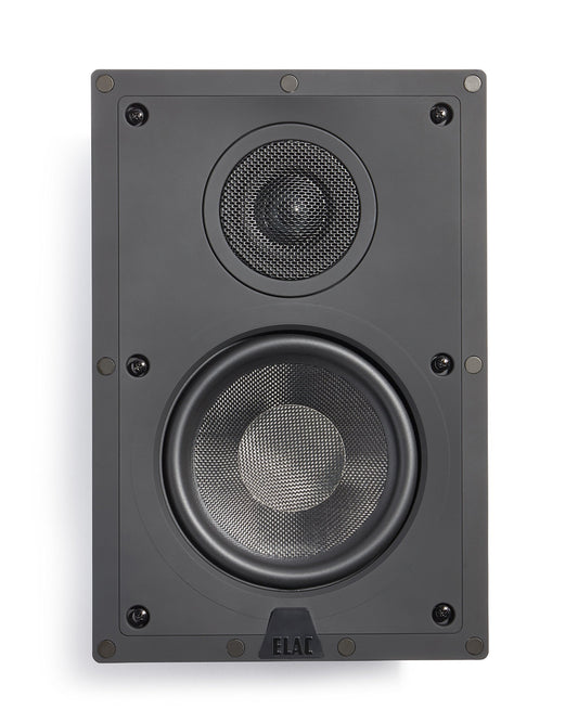 Elac - Debut IW-D61-W Custom in-Wall Speaker (Ea), Black