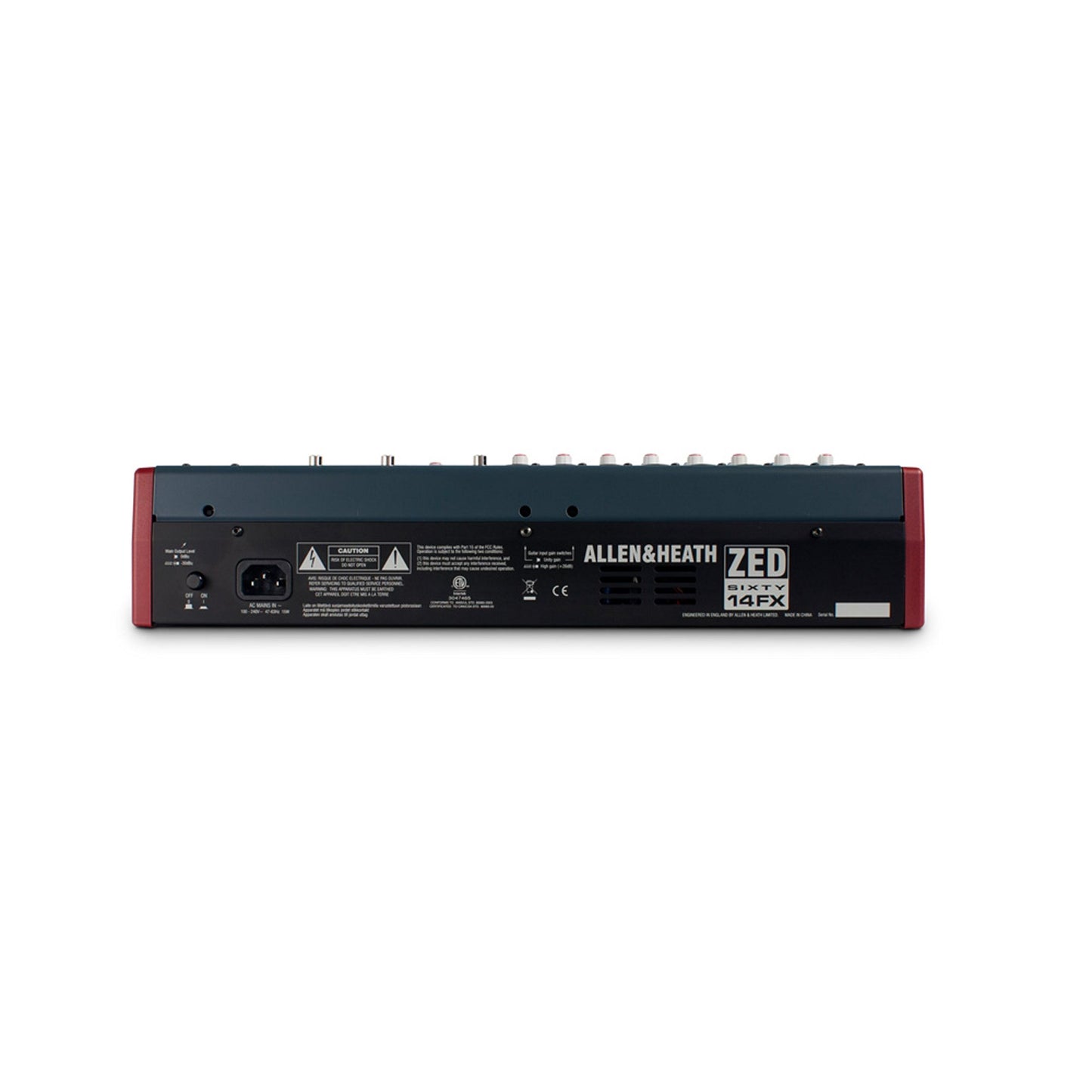 Allen & Heath ZED60-14FX - Touring Quality Audio Mixer with 6 Mic/Line, 2 Mic/Line/DI, 3 Stereo Line, Onboard FX and USB I/O (AH-ZED60-10FX)