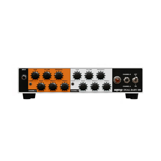 Orange Dual Baby Twin Channel Solid State Guitar Head, 100 Watts