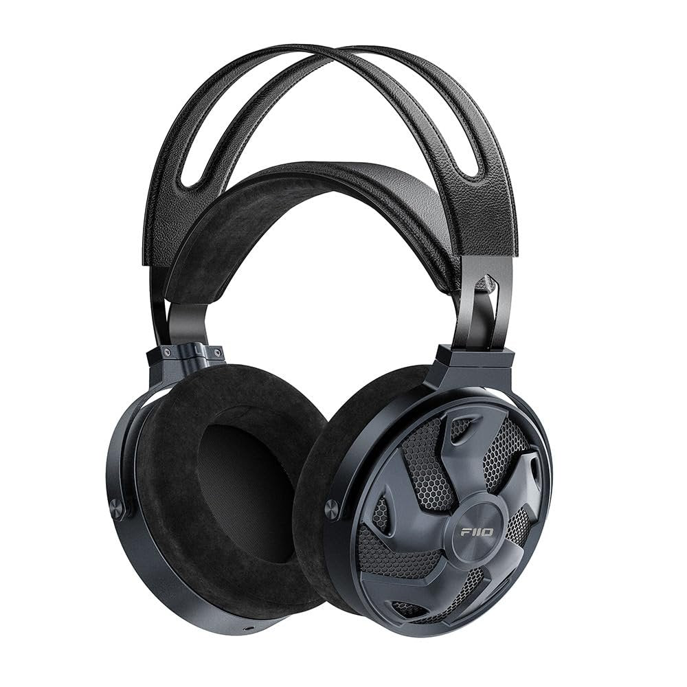 FiiO FT3 HiFi Studio Wired Over-Ear/Open-Back Headphone, 60mm High-Performance Dynamic Driver Headset 3.5mmSE/4.4mm/6.35mm for Audiophiles/Stereo, Great-Sounding
