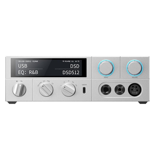 FiiO K15 Full Balance HiFi DAC and Headphone amp AK4497Sx2,Bluetooth 5.1 LDAC, Discrete Class AB Amplifier,USB Support DSD512 & PCM768kHz. Coaxial/Optical/XLR4 with Remote Control