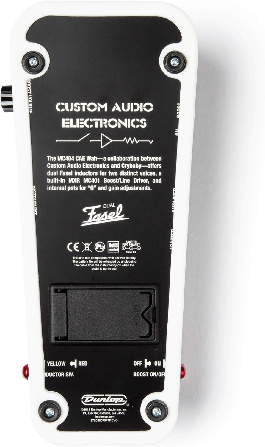 Jim Dunlop CAE Dual Inductor Wah Wah