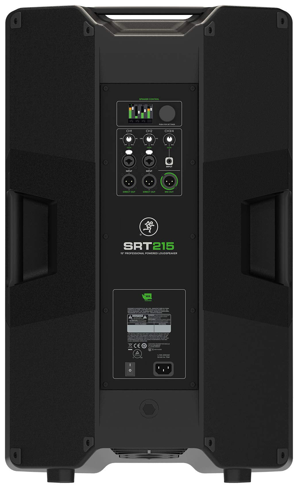 Mackie SRT215, 15-Inch 1600W Professional Powered Loudspeaker