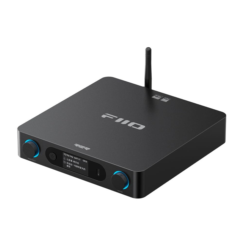 FiiO BR15 R2R High-Resolution Bluetooth 6.0 Audio Receiver with QCC5181, aptX Lossless & LDAC, 24-Bit R2R DAC, USB/Optical/Coaxial Input, RCA/XLR Output, Wireless HiFi Upgrade for Home Audio