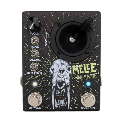 Walrus Audio Melee: Wall of Noise Distortion/Reverb Pedal - Onyx Coffee Limited Edition