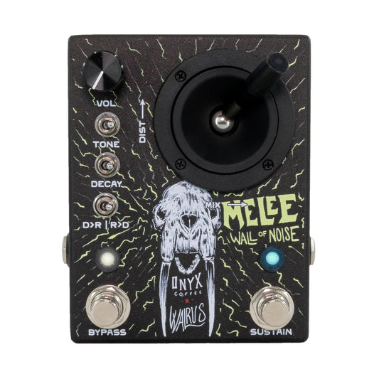 Walrus Audio Melee: Wall of Noise Distortion/Reverb Pedal - Onyx Coffee Limited Edition