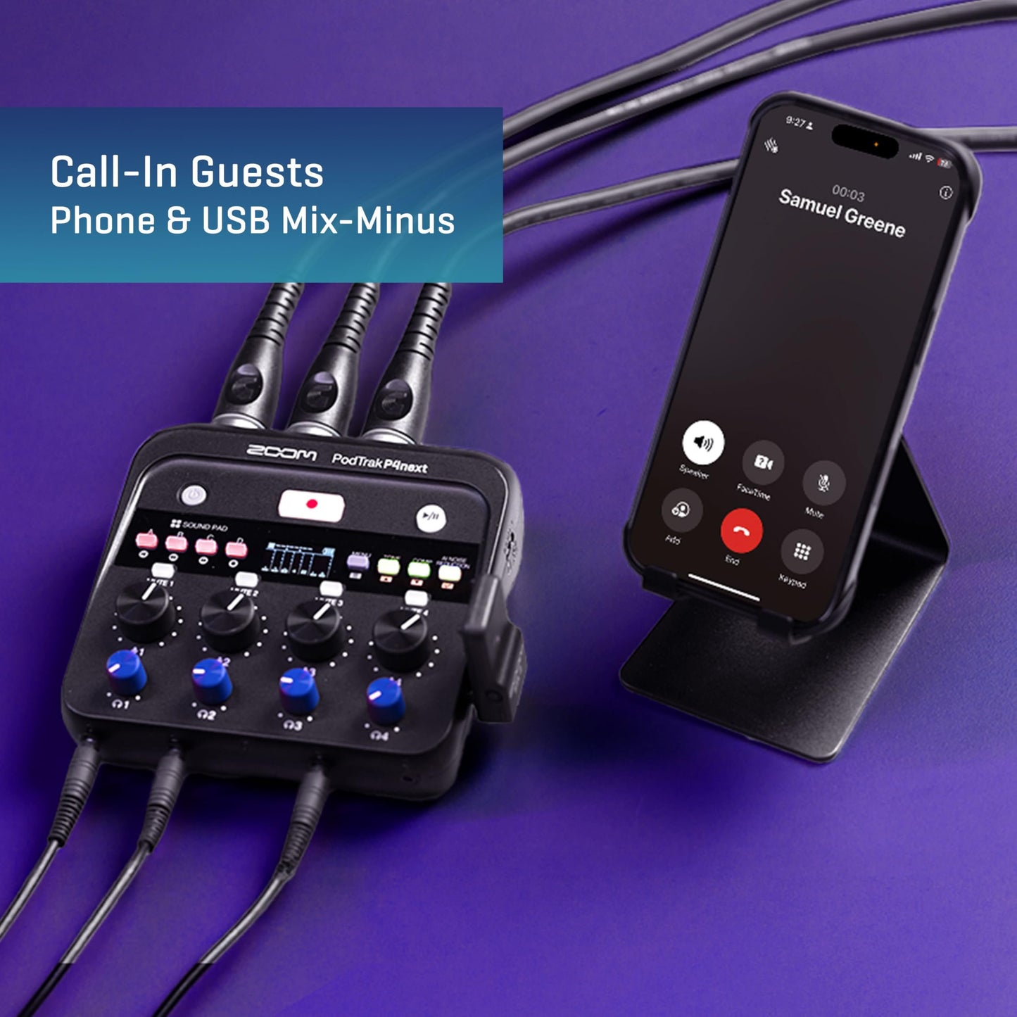 Zoom PodTrak P4next Podcast Recorder