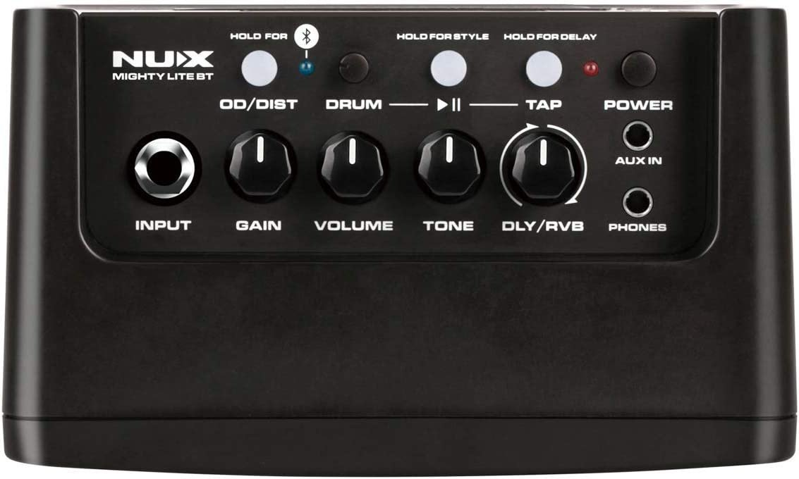 NUX Mighty Lite BT Mini Portable Modeling Guitar Amplifier with Bluetooth(Black)