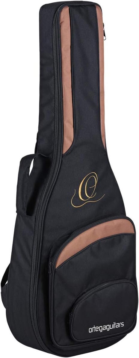 Ortega Guitars 6 String Family Series 3/4 Size Nylon Classical Guitar w/Bag, Right, Cedar Top-Natural-Satin, (R122-3/4)