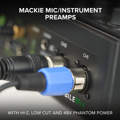 Mackie MobileMix 8-Channel USB-Powerable Mixer for Streaming and Recording with Smartphones and DSLR Cameras, Live Streaming with Instruments, Microphones, Bluetooth