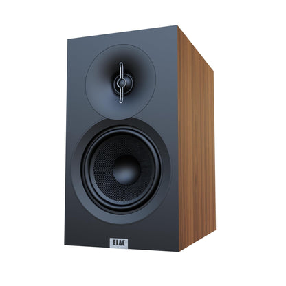 ELAC Debut 3.0 Bookshelf Speakers - 1” Aluminum Dome Tweeter & Aramid Fiber Woofer - 2-Way Bass Reflex - to 38KHz Response