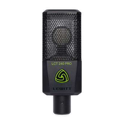LCT-240 Condenser Microphone with high-Perfomance Capsule, Cardioid Pattern, Black, Shock Mount, Magnetic pop Filter