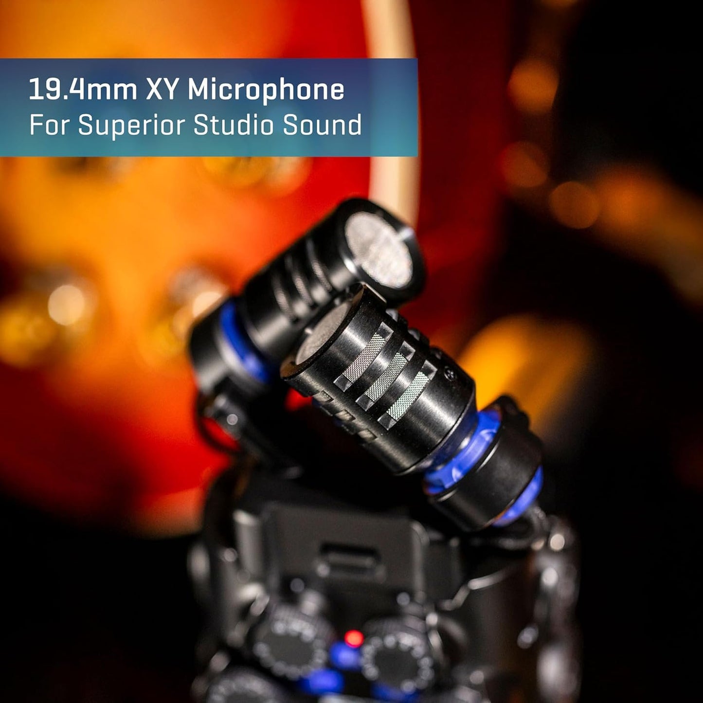 Zoom H6studio 8-Track 32-Bit Float Handy Recorder Bundle with APH-6s Accessory Pack with Hairy Windscreen, Padded Shell Case, AC Adapter, & USB C-Cable
