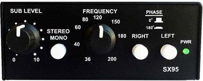 ROLLS SX95 Stereo Subwoofer Crossover/Filter, 12V Auxiliary Power Outlet