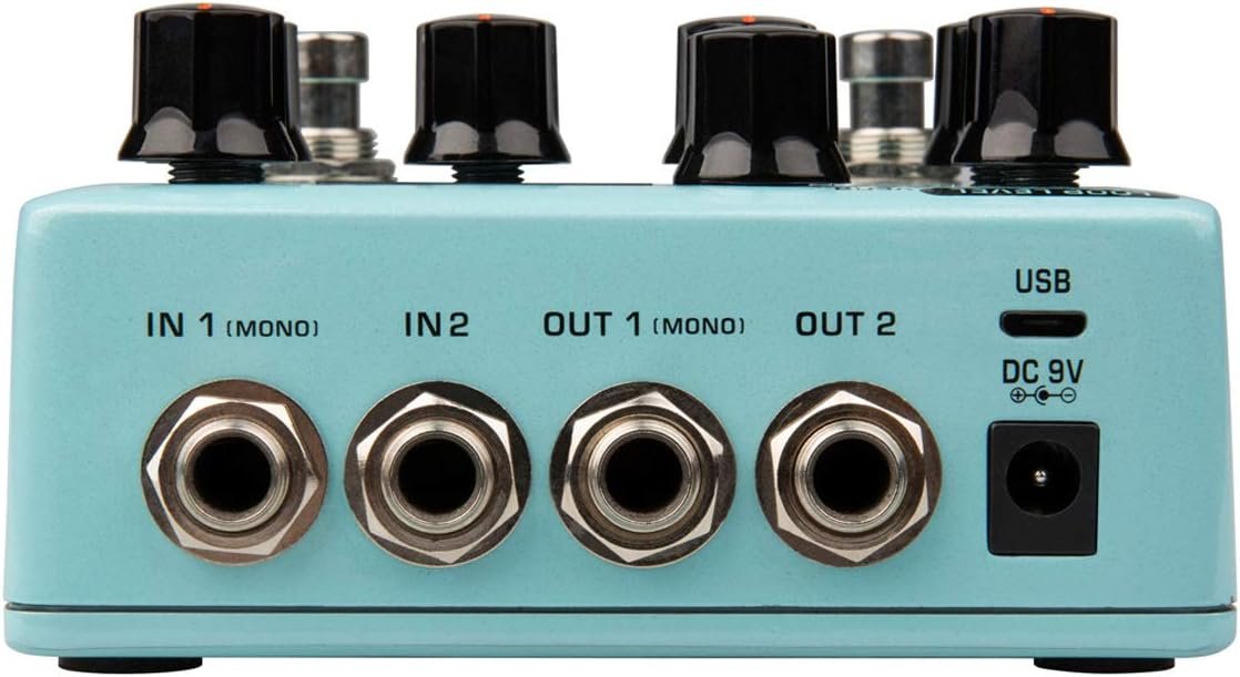 NUX Duotime Stereo Delay Pedal with Independent Time,Analog Delay,Tape Echo,Digital Delay,Modulation Delay and Verb Delay