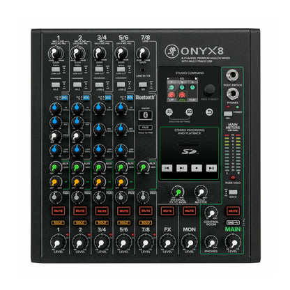 Mackie Onyx Series, 12-Channel Premium Analog Mixer with Multi-Track USB (Onyx12)