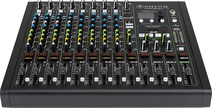 Mackie Onyx Series, 12-Channel Premium Analog Mixer with Multi-Track USB (Onyx12)