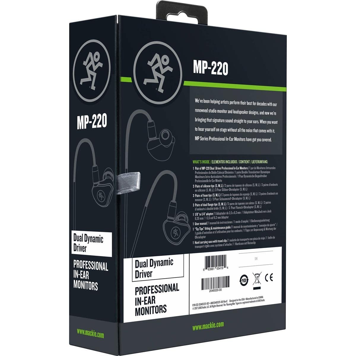 Mackie MP Series in-Ear Headphones & Monitors