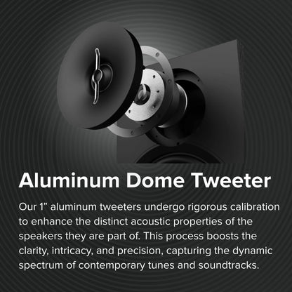 ELAC Debut 3.0 Floorstanding Speaker - 1” Aluminum Dome Tweeter, Aramid Fiber Midrange & Dual Aramid Fiber Woofers - 3-Way Bass Reflex - to 38KHz Response