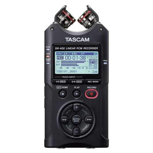 Tascam DR-40X Four Track Handheld Recorder and USB Interface