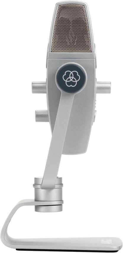 AKG Pro Audio Lyra Ultra-HD, Four Capsule, Multi-Capture Mode, USB-C Condenser Microphone for Recording and Streaming