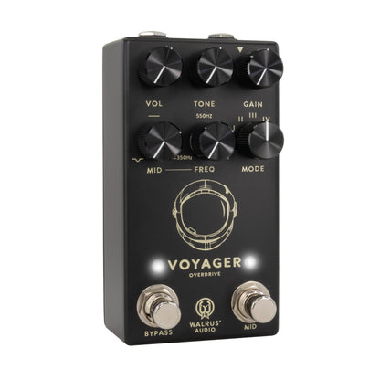 Walrus Audio Voyager MKII Pre-Amp Overdrive Pedal, Black