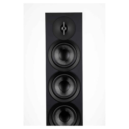 ELAC Debut 3.0 Floorstanding Speaker - 1” Aluminum Dome Tweeter, Aramid Fiber Midrange & Dual Aramid Fiber Woofers - 3-Way Bass Reflex - to 38KHz Response