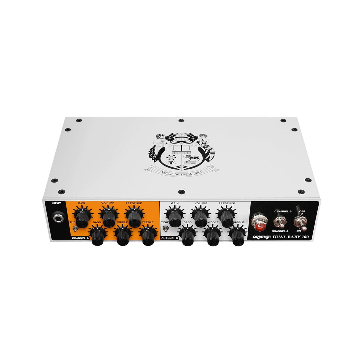 Orange Dual Baby Twin Channel Solid State Guitar Head, 100 Watts