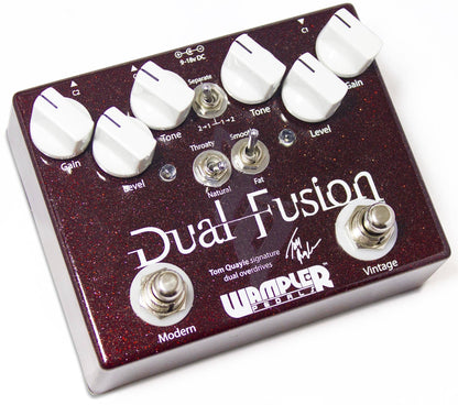 Wampler Dual Fusion V2 Tom Quayle Signature Dual Overdrive Guitar Effects Pedal