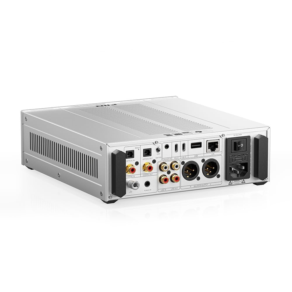 FiiO K17 Desktop DAC&Headphone Amplifier AK4191+AK4499EX*2, 31-Band PEQ, MQA,Support DSD512 32Bit/768kHz with Remote Control