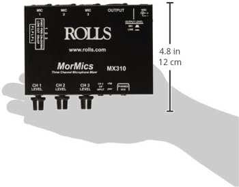 rolls, 3 3 Ch. Mic Mixer/Combiner (MX310)