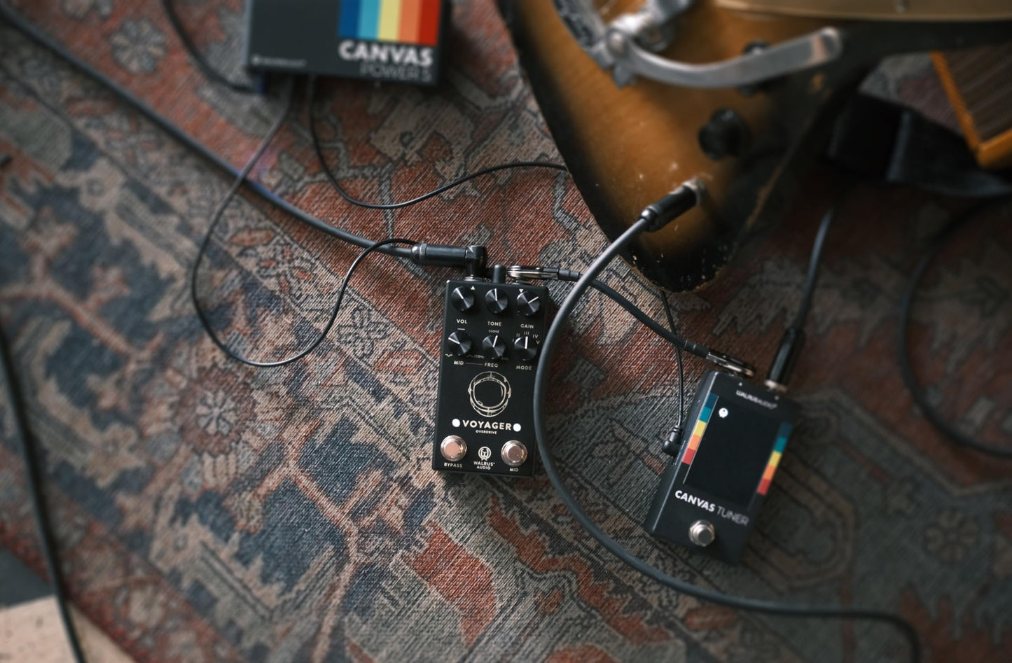 Walrus Audio Voyager MKII Pre-Amp Overdrive Pedal, Black