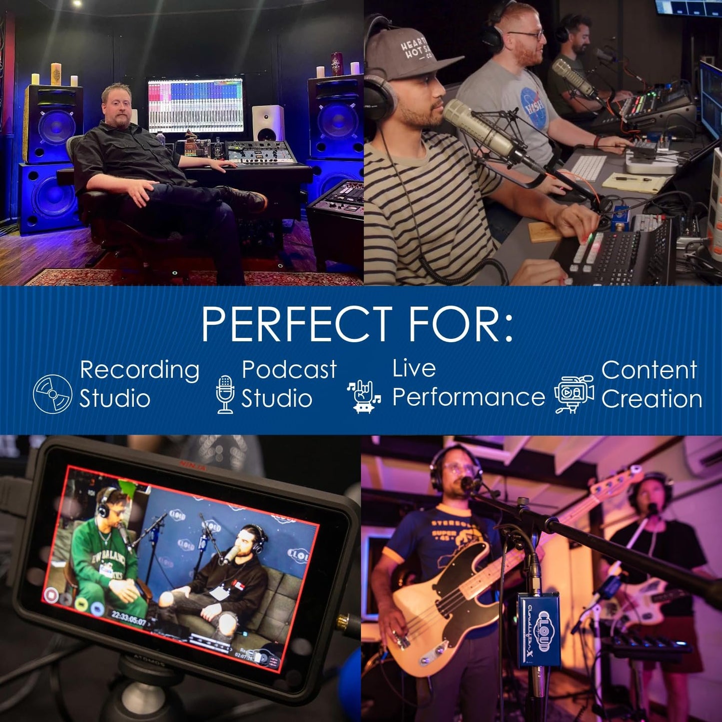 Cloud Microphones - Cloudlifter CL-2 Mic Activator - Ultra-Clean Microphone Preamp Gain - USA Made