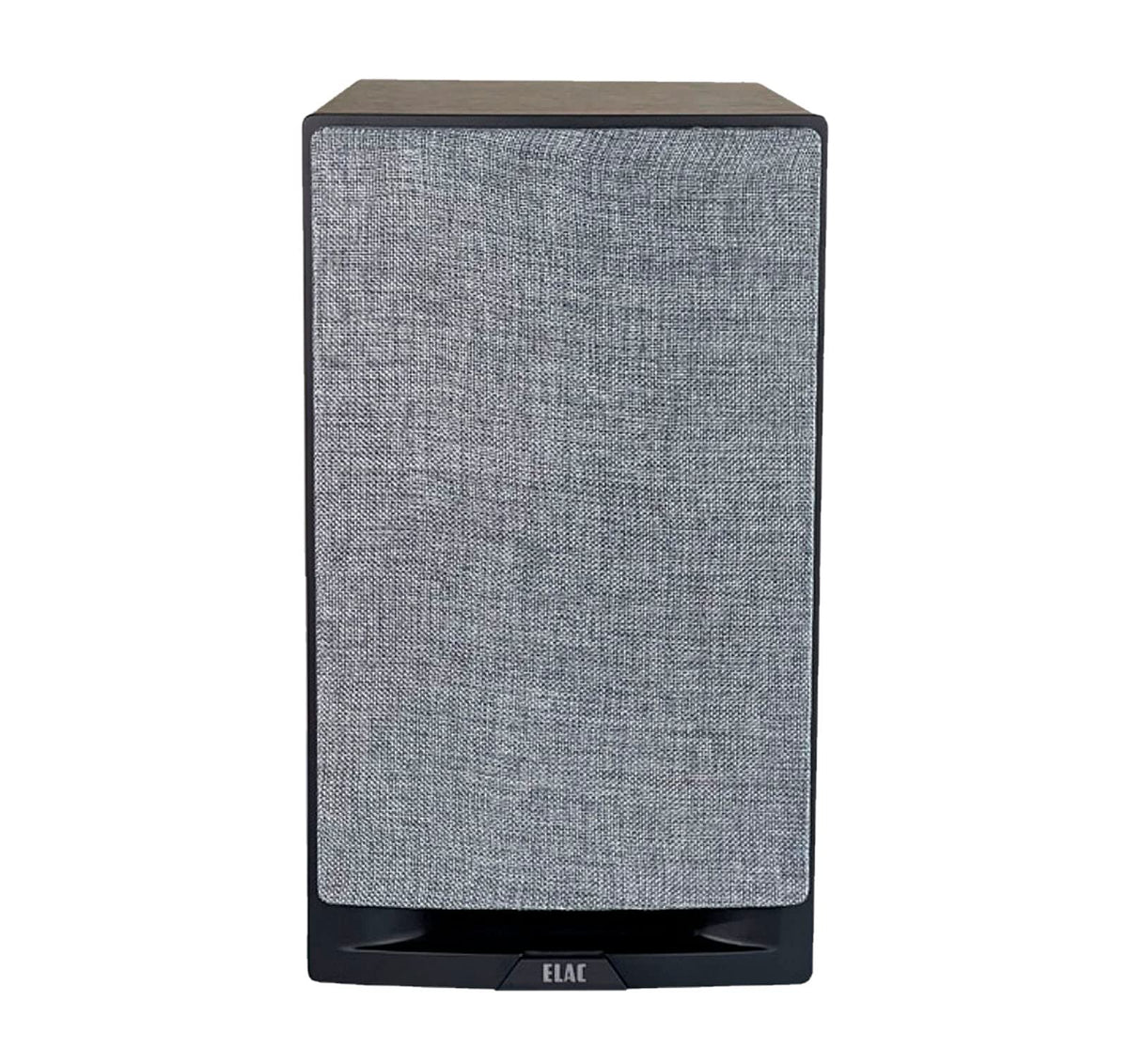ELAC Uni-Fi Refrence 3-Way 6-1/2" Bookshelf Speakers, Walnut with Black Baffle for Home Theater and Stereo Systems