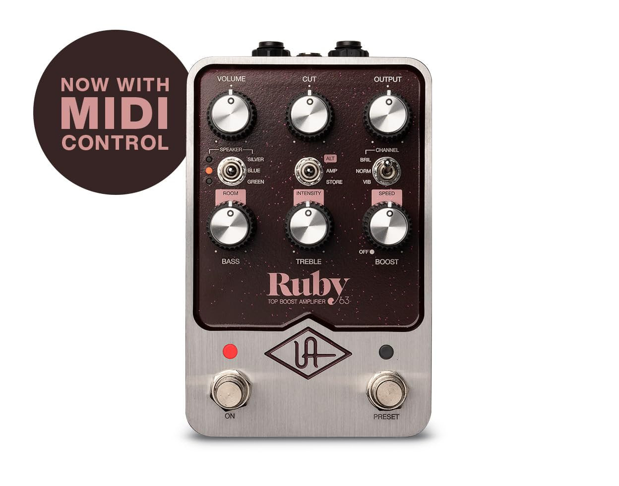 Universal Audio UAFX Ruby '63 Top Boost Amplifier