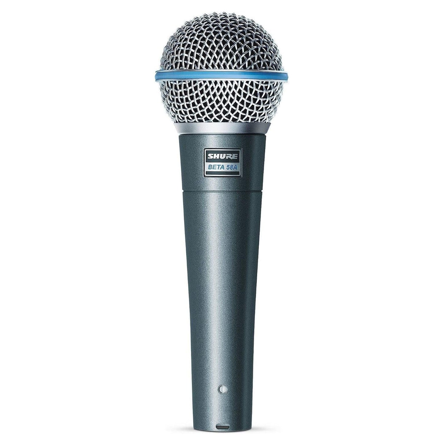 Shure BETA 58A Vocal Microphone - Single Element Supercardioid Dynamic Mic for Stage and Studio, Includes A25D Adjustable Stand Adapter, 5/8” to 3/8” (Euro) Thread Adapter and Storage Bag