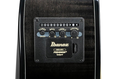 Ibanez AEWC400 - Transparent Black Sunburst High Gloss