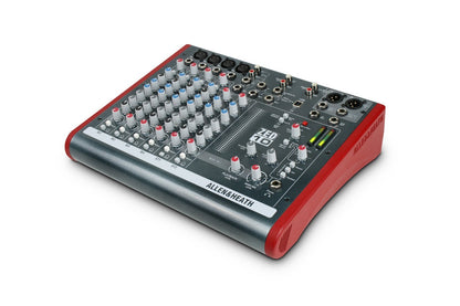 Allen & Heath ZED-10 - Touring Quality Audio Mixer with 2 Mic/Line, 2 Mic/Line/DI, 3 Stereo Line and USB I/O (AH-ZED-10),Black and Red