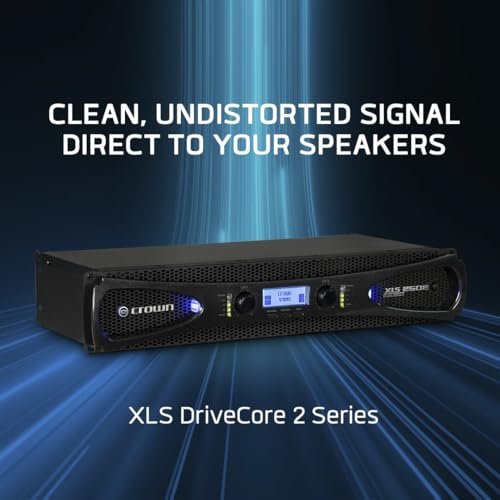 Crown XLS1502 Two-channel, 525-Watt at 4Ω Power Amplifier