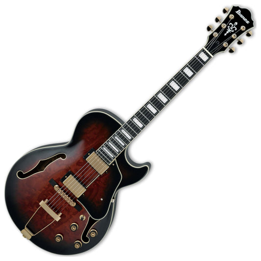 Ibanez Artcore Expressionist AG95QA - Dark Brown Sunburst