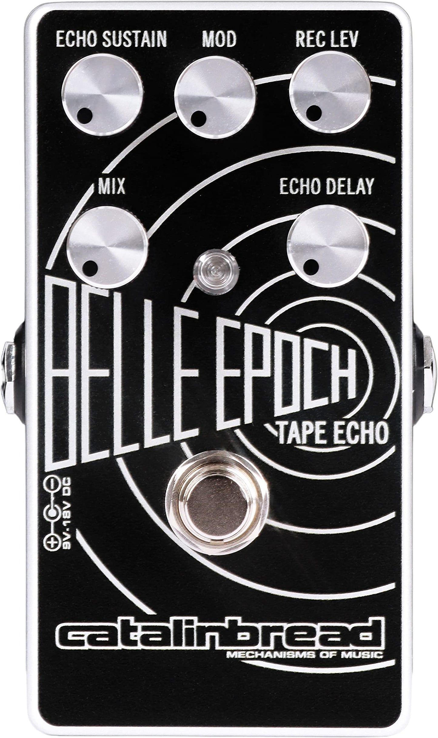 Catalinbread Belle Epoch Deluxe Pedal Black and Silver, (853710004758)