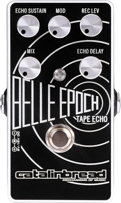 Catalinbread Belle Epoch Deluxe Pedal Black and Silver, (853710004758)