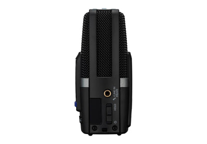 Zoom H2essential Multi-Mic Handy Recorder, 32-Bit Float, Portable Recorder, 3 Built-in Microphones, Mono, Stereo, and Surround Sound, Records to SD Card, USB Mic, for Music, Podcast, & More